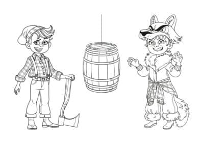 tegning fastelavn 65