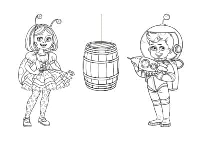 tegning fastelavn 72