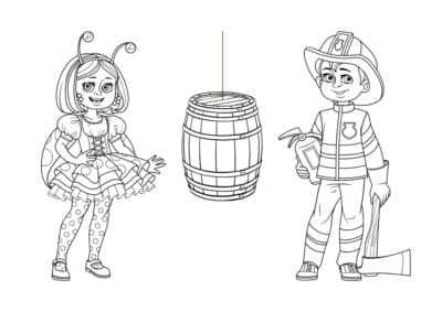 tegning fastelavn 74