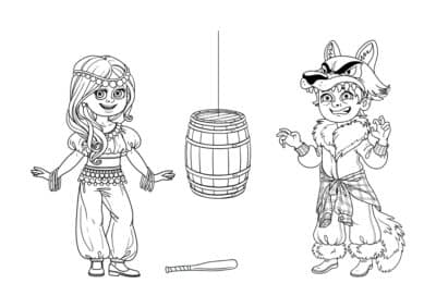 tegning fastelavn 79