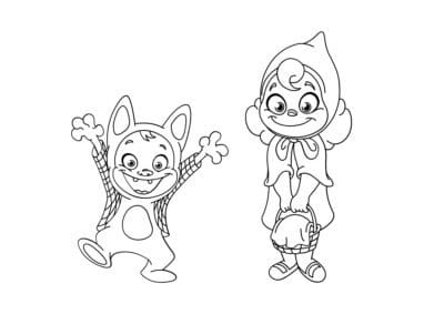 tegning fastelavn 80