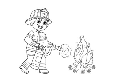 tegning af brandslukning 2