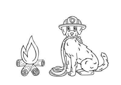 tegning af brandslukning 3
