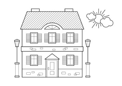 Tegninger af huse 23 tegning af hus 22