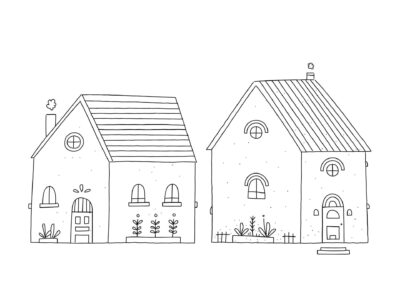 Tegninger af huse 12 tegning af hus 9