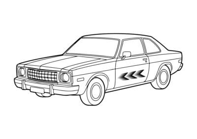 tegning af bil 28