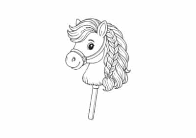 tegning af kaephest 5