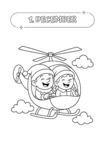 tegning julekalender kapitel 1