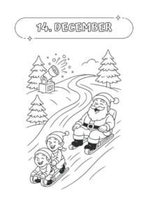 tegning julekalender kapitel 14