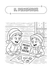 tegning julekalender kapitel 9