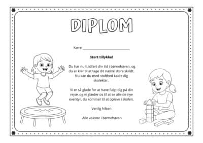 diplom skoleklar 1