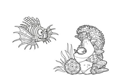 tegning af fisk 18