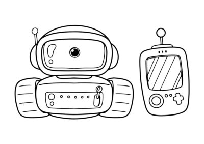 tegning af robot 24
