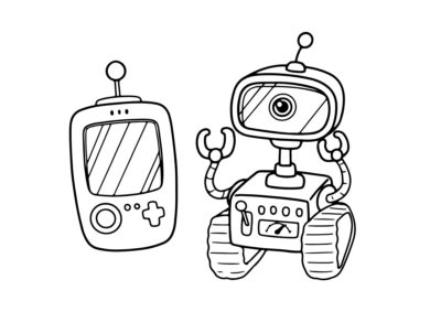 tegning af robot 26