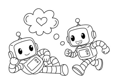 tegning af robot 27