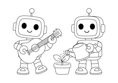 tegning af robot 29