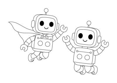tegning af robot 30