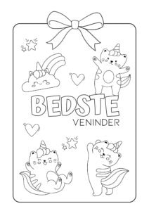 tegning bedste venner 2