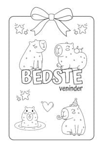 tegning bedste venner 3