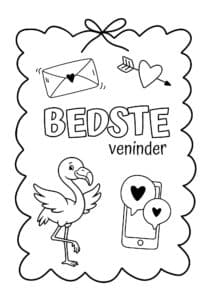 tegning bedste venner 5