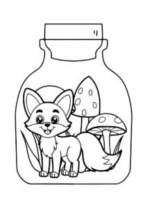 tegninger af glaskrukke 23