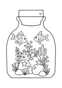 tegninger af glaskrukke 66