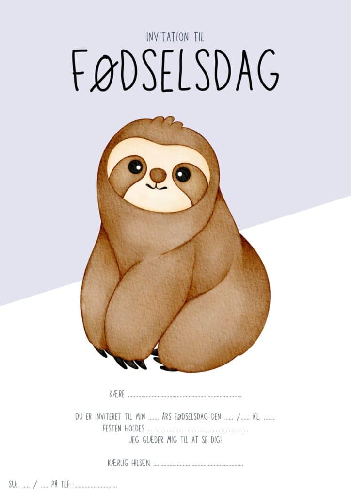invitation foedselsdag 14