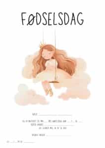 invitation foedselsdag prinsesse 5