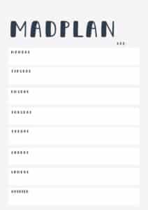 madplan 2