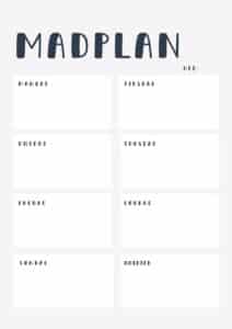 madplan 3