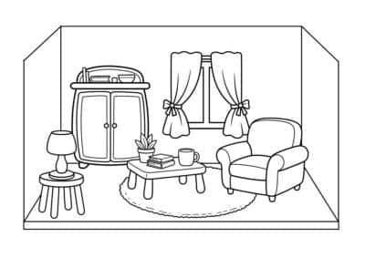 tegning af vaerelse 12