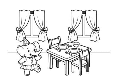 tegning af vaerelse 4