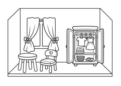 tegning af vaerelse 7