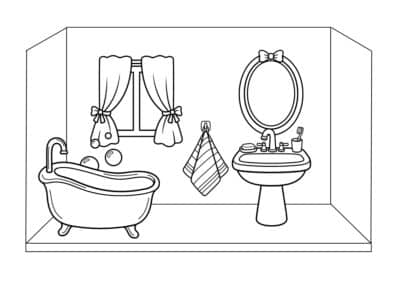 tegning af vaerelse 9