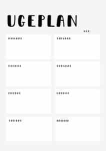 ugeplan 4