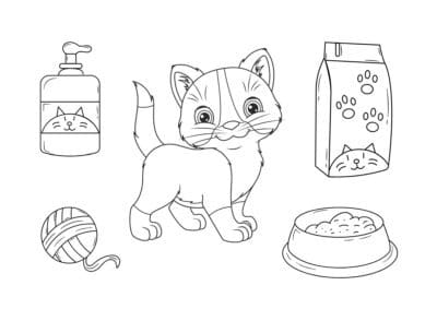 tegning af katte 81