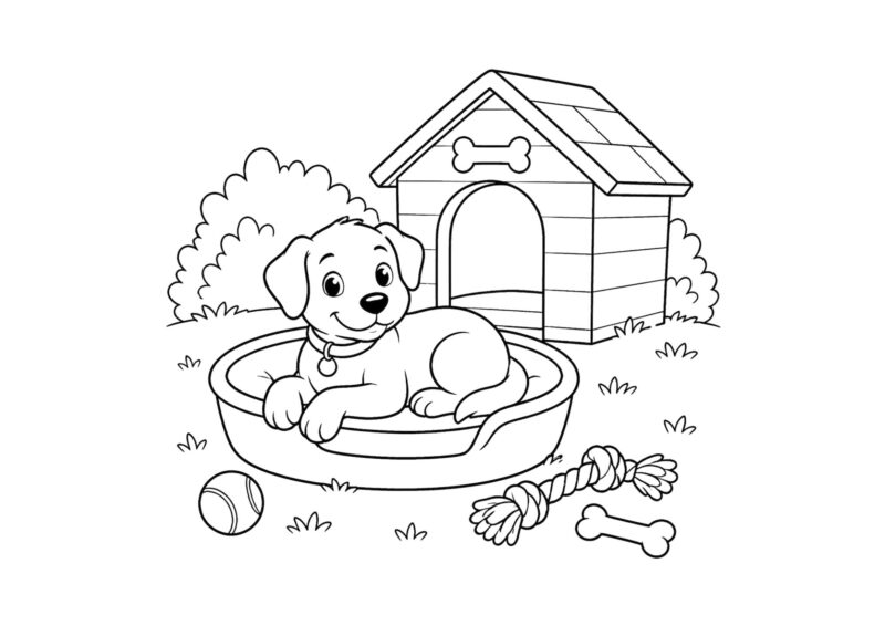 tegning af hund 115